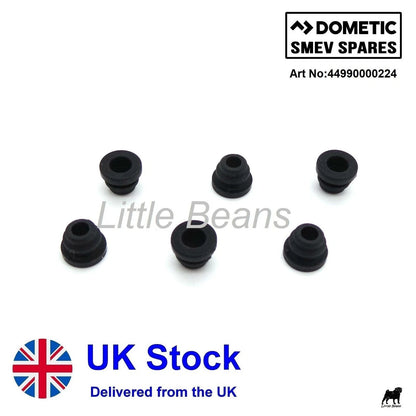 6x Rubber Grommet Sleeve for Smev Dometic Cooker Wire Grid (1053116636, 1053116638)