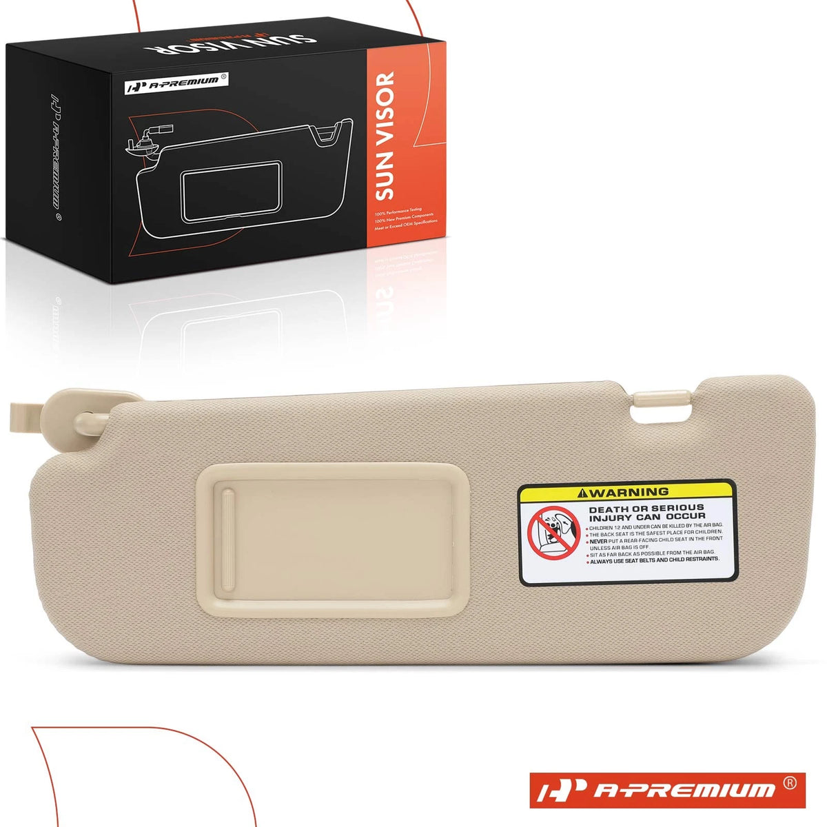Sun Visor with Mirror for Hyundai Elantra (852103X000TX)