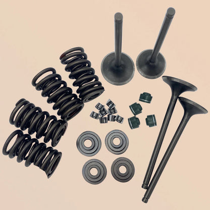 Head Intake & Exhaust Valves Seals Springs Kit for Honda TRX400EX (2000–2006) 30-3111 30-3115 30-3117 MRS16