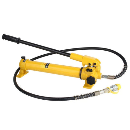 2X 10,000 PSI 350cc 3/8" NPT 2 Stage Manual Hand Hydraulic Power Pack Pump