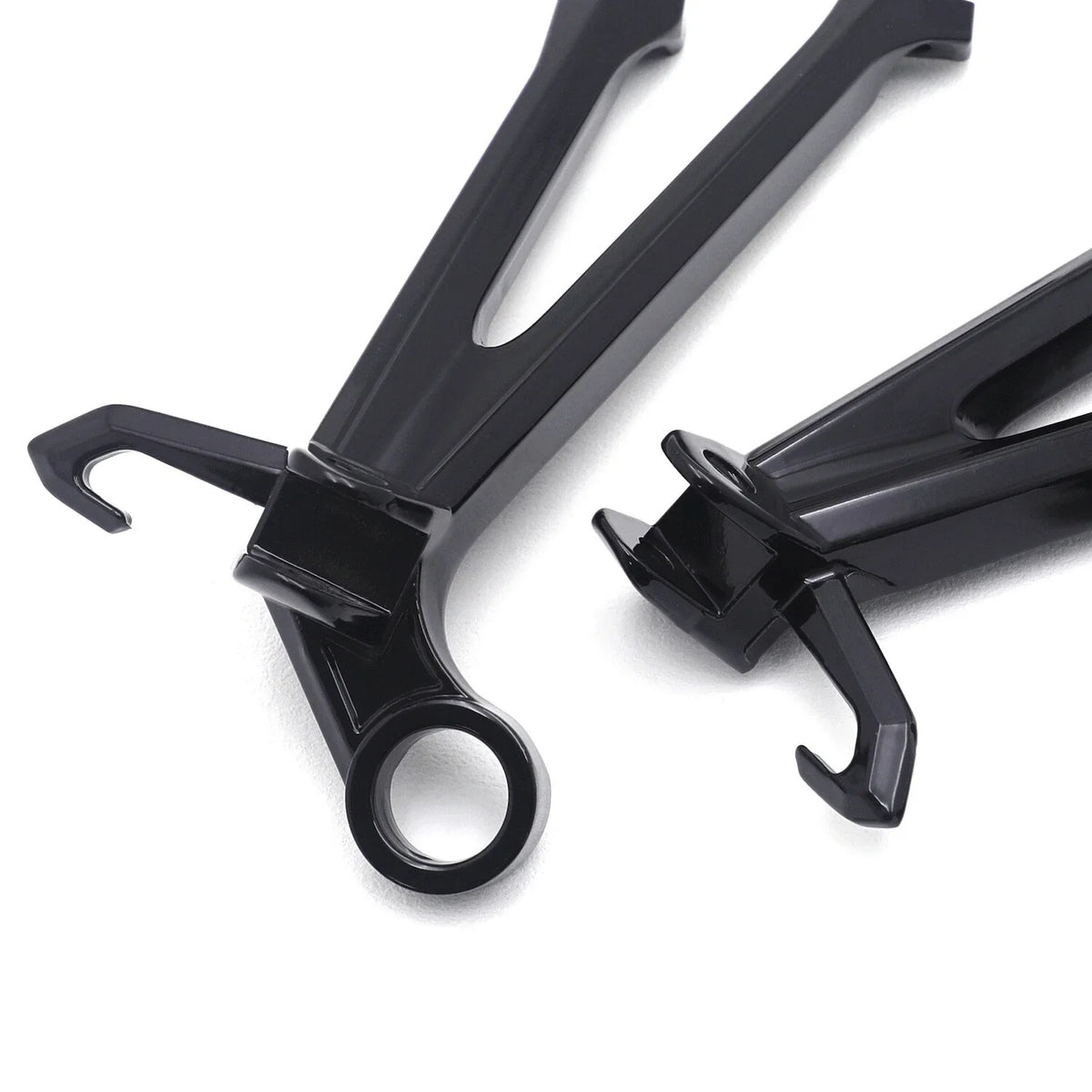Black Rear Passenger Foot Pegs Footrest Bracket for Suzuki GSX-R 600 750 (2011–2023)