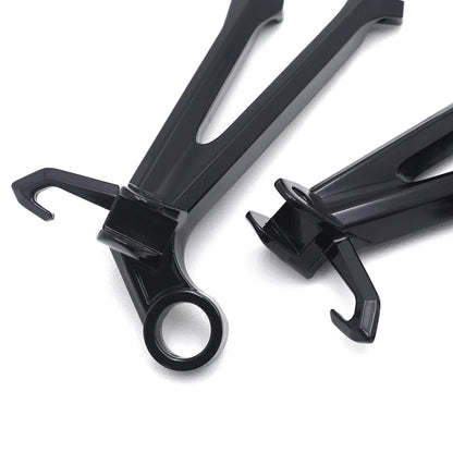 Black Rear Passenger Foot Pegs Footrest Bracket for Suzuki GSX-R 600 750 (2011–2023)