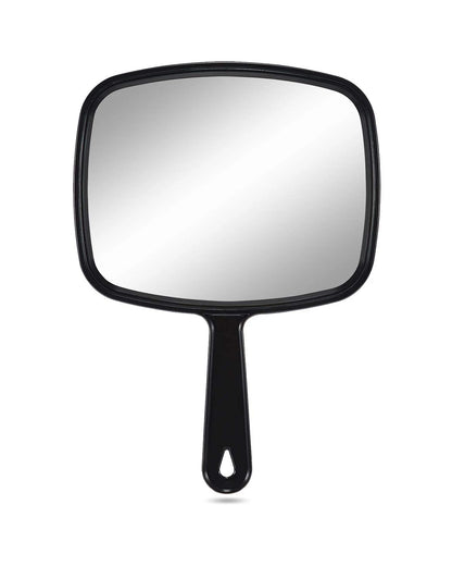 Large Hand Mirror for Salon Barber Hairdressing (10.3"L x 7.4"W)