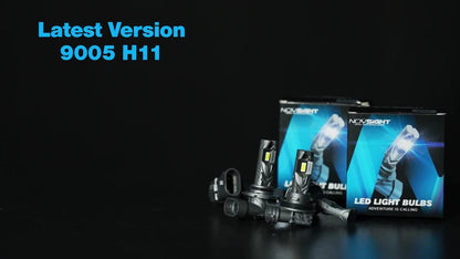 2X NOVSIGHT 9005 H11 LED Headlight Bulbs Kit for