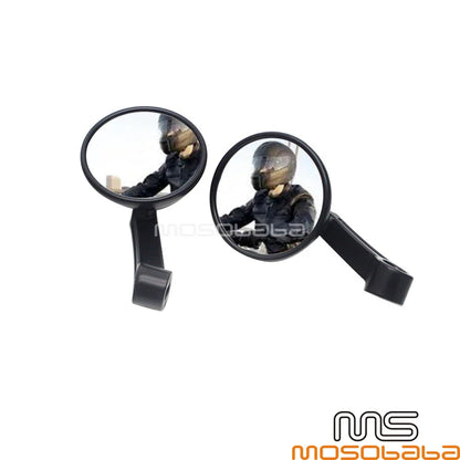 Handlebar End Rear View Mirrors for Harley, Yamaha, Honda, Suzuki, Ducati, Kawasaki