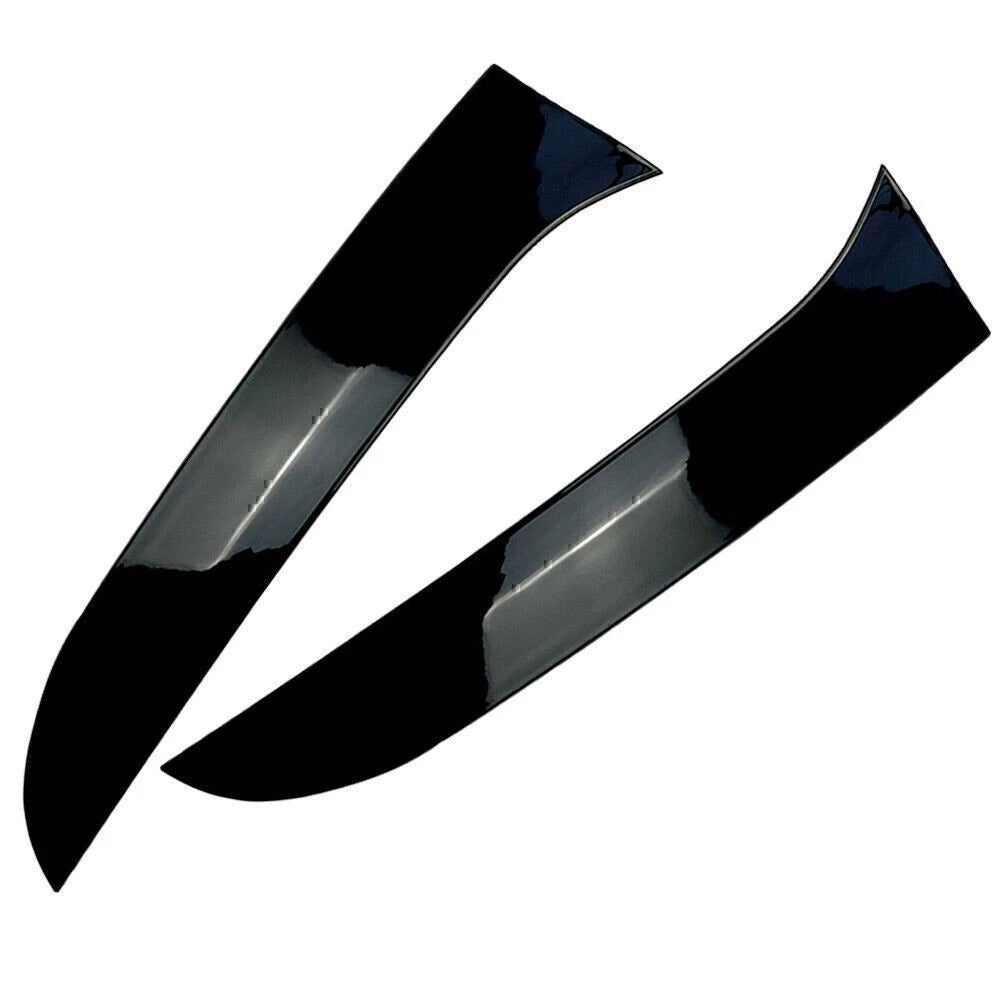 Pair Rear Window Side Canard Spoiler Splitter Trim for Golf 6 MK6 (2009–2013)