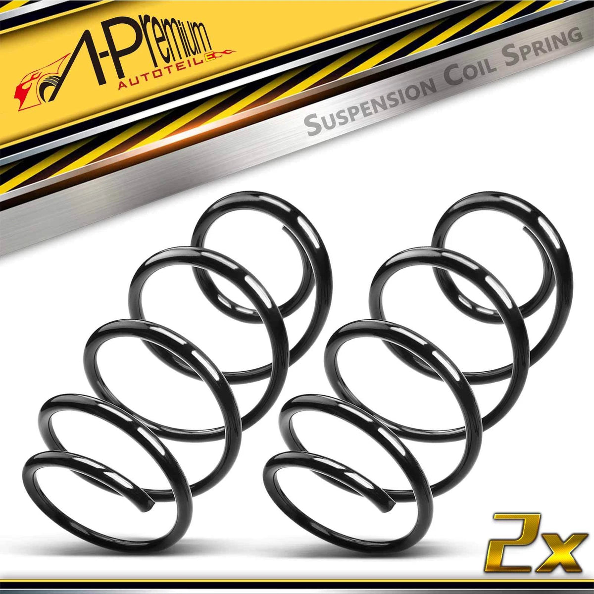 2X Front Coil Springs for Dodge Grand Caravan (2001–2003) 5006728AB, 5006777AB, SMS81152