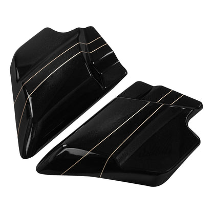Battery Side Covers Panel for Harley Touring Road Glide (2009–2024) Black Quartz