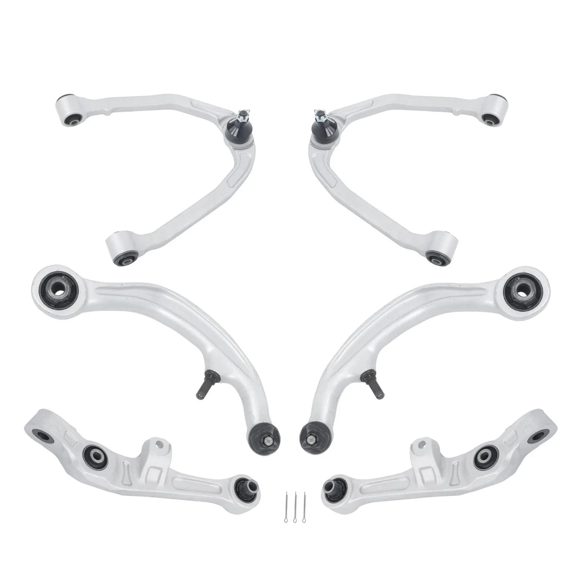 Set of 6 Control Arms with Ball Joints for Nissan 350Z Infiniti G35 (2003–2009)