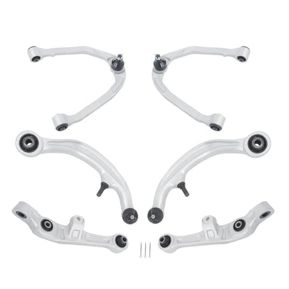 Set of 6 Control Arms with Ball Joints for Nissan 350Z Infiniti G35 (2003–2009)