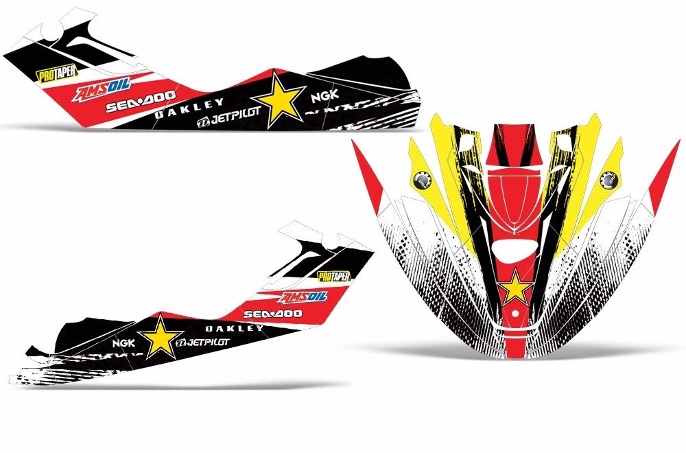 Jet Ski Graphics Decal Sticker for Sea-Doo GTX (1996–1999)