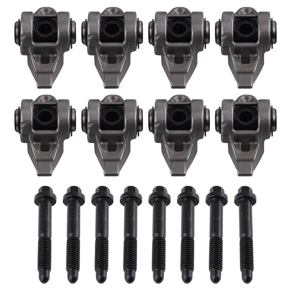 Set of 8 Rocker Arms and Trunion Kit for LS1 4.8 5.3 5.7 6.0 (1997–2009)