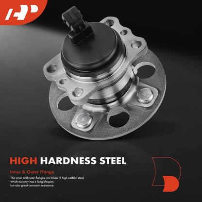 Rear Wheel Hub & Bearing Assembly with ABS Sensor for Hyundai Accent (2011–2017) 52750F9100, 512655