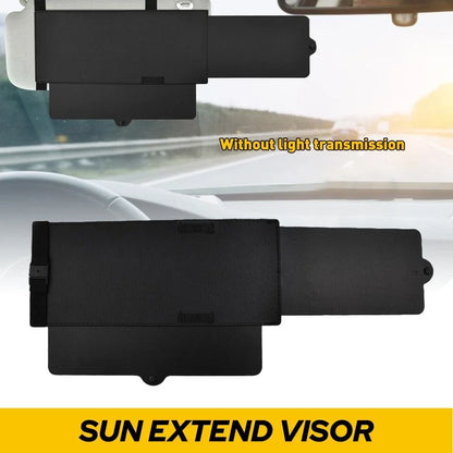 Set of 2 Car Sunshade Extend Visor Covers Anti Glare Universal J for