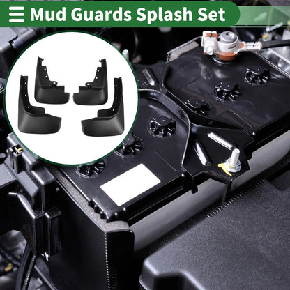 Mud Flaps Splash Guards for Ford Edge (2015–2018) W/ Mount Accessories
