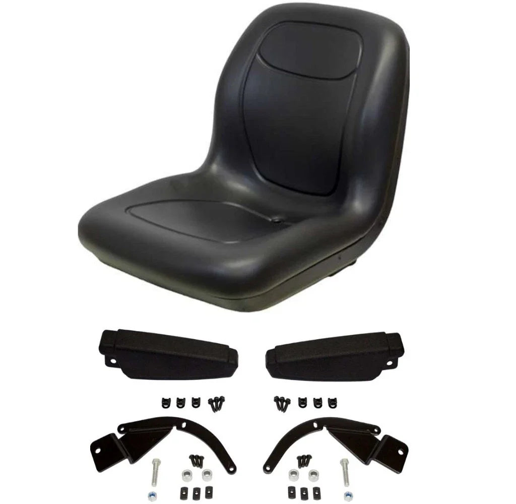 AM107759 Black High Back Seat Flip Up Arm Rests for John Deere
