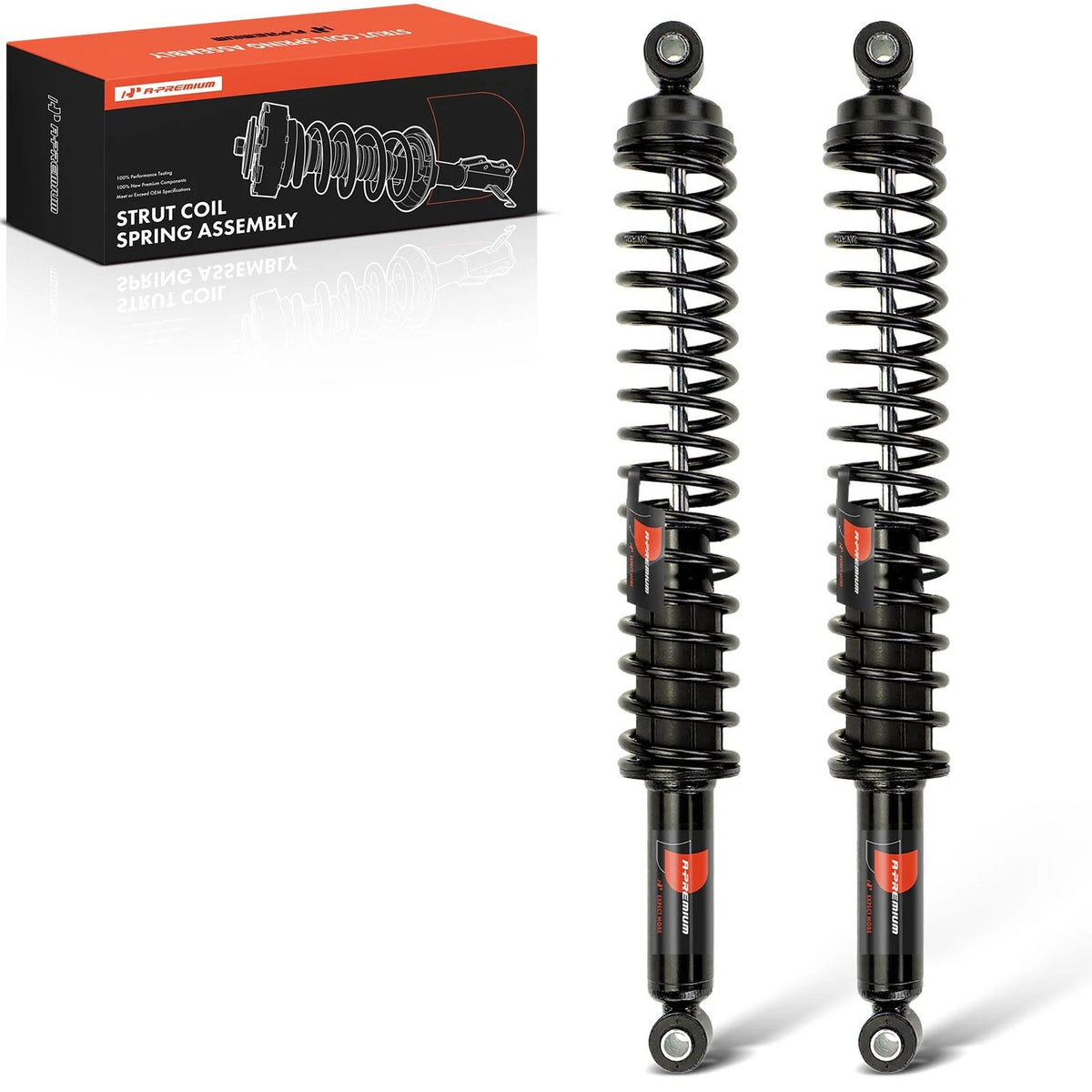 Set of 2 Rear Shock Absorbers for Chevy Silverado 1500 (1999–2022) 58600, 58636