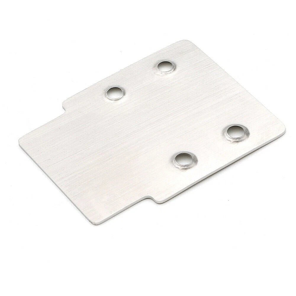 Stainless Front & Rear Skid Plates for Traxxas 1/10 2WD Slash (2010–2023)