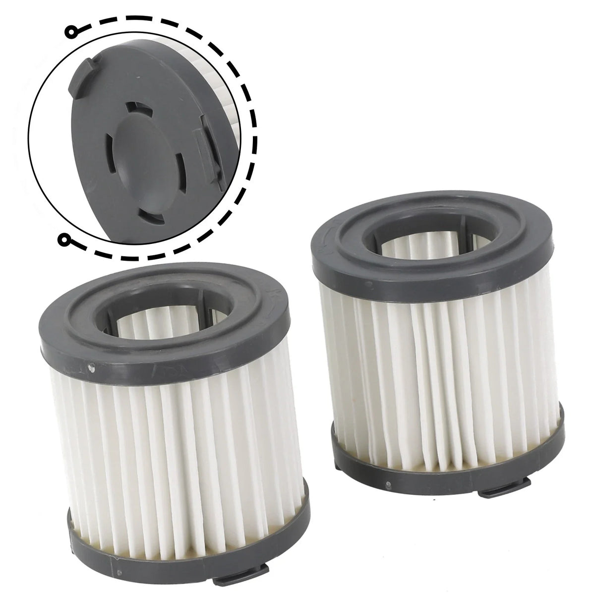 Set of 4 Filters for Vacuum Cleaner Accessories (Home Park)