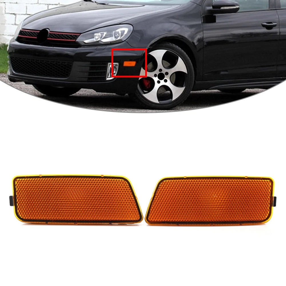 Front Amber Turn Signal Side Marker Light Housing for VW Golf MK6 (2009–2013)