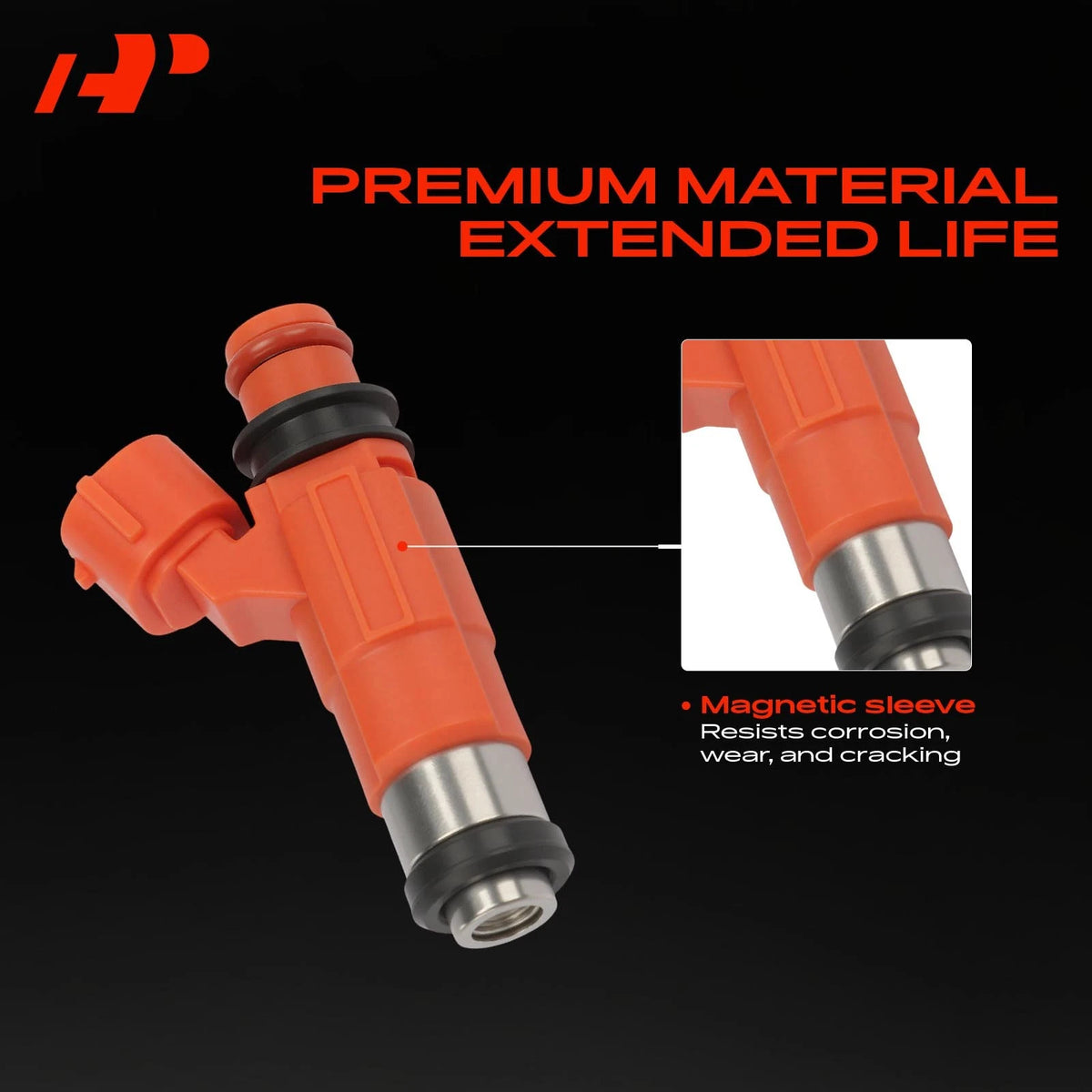 Set of 6 Fuel Injectors for Mitsubishi Eclipse (2000–2005) MD319791, FJ411