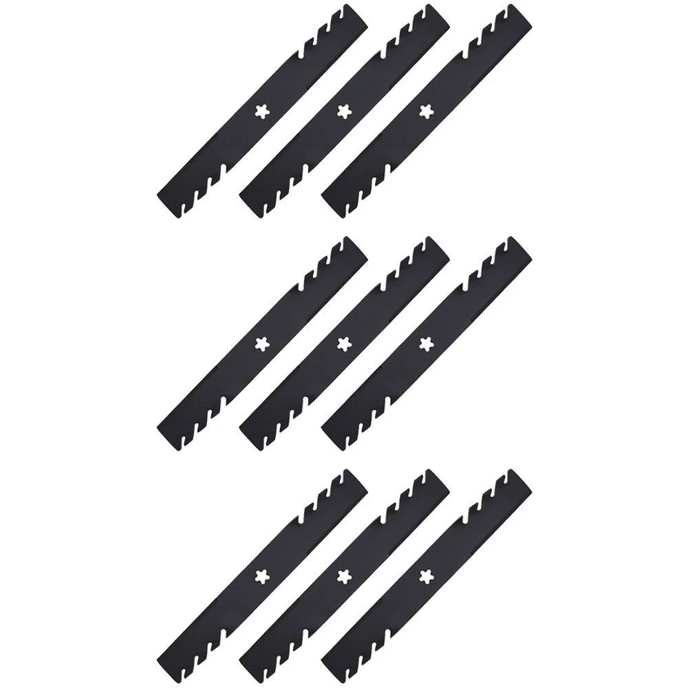 9 Toothed Mower Blades for Poulan Riding Mowers 54" Deck
