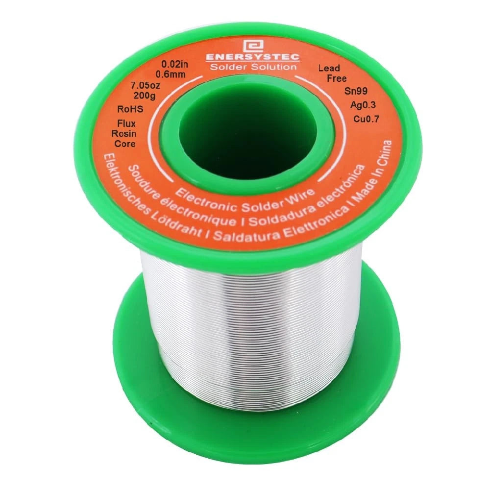 Thin Solder Wire Rosin Core 0.6mm for Electronics
