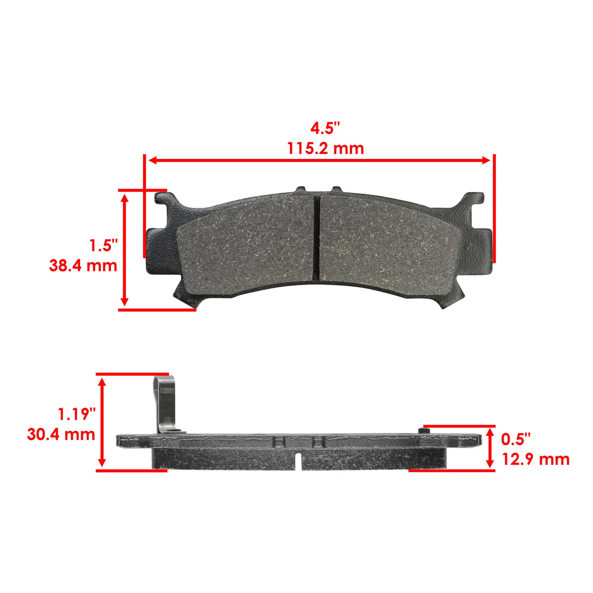 Brake Pad Set for Honda Pioneer 1000-5 (2016–2022) MP318A1001HH