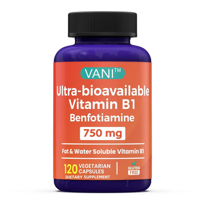 Benfotiamine 750mg for Dietary Supplement (120 Count)