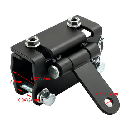 Universal Snowmobile Bumper Hitch for Polaris Ski Doo Arctic Cat Yamaha (M555-A021-Black)