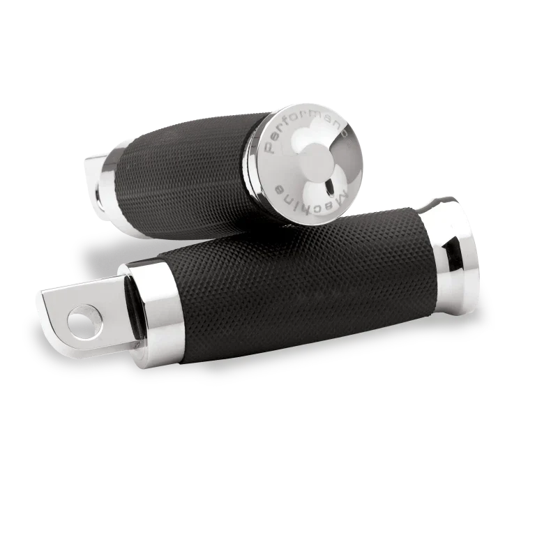 Performance Machine Footpegs Contour - Chrome for Harley Davidson
