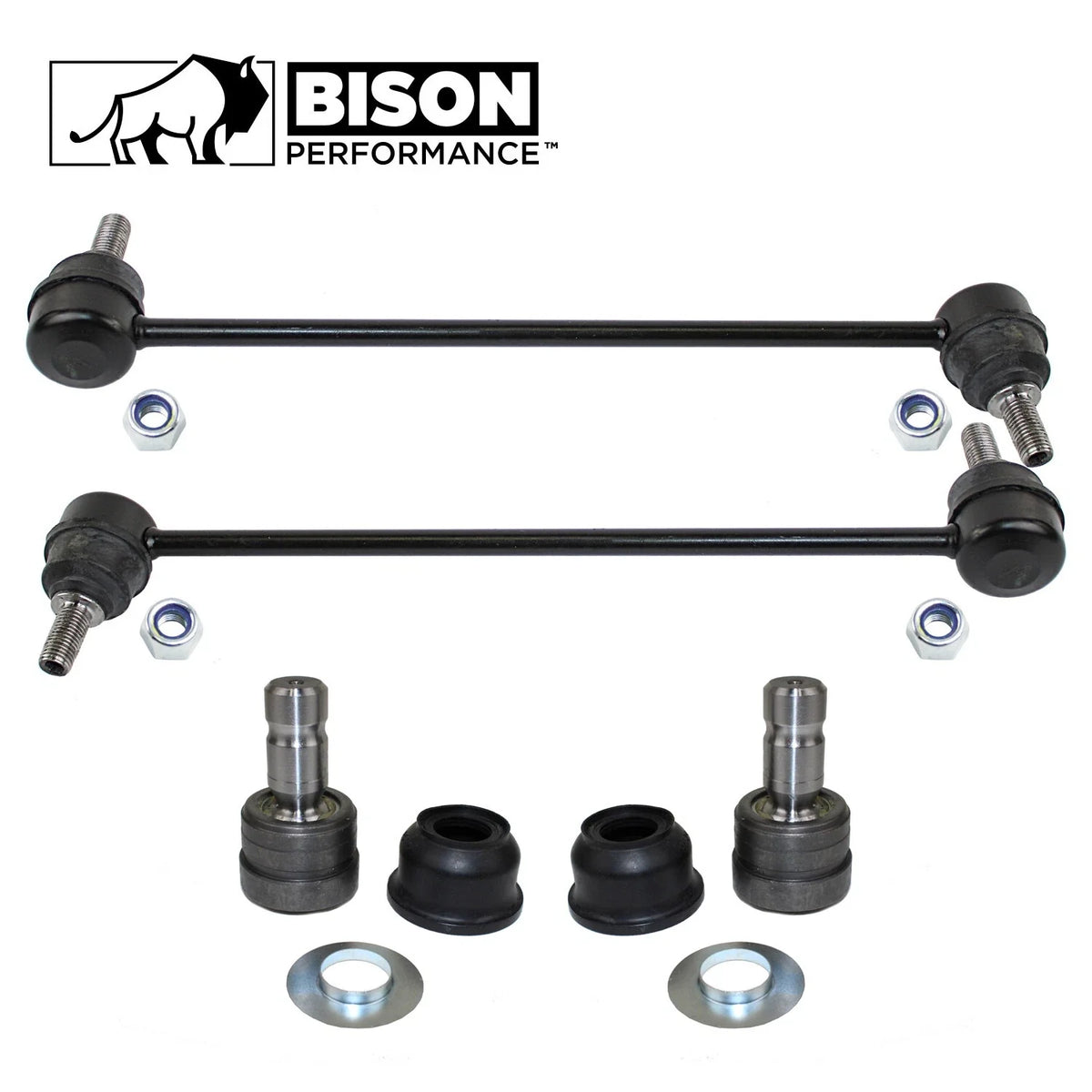 4pc Front Sway Bar Link & Lower Ball Joint Kit for Dodge Jeep