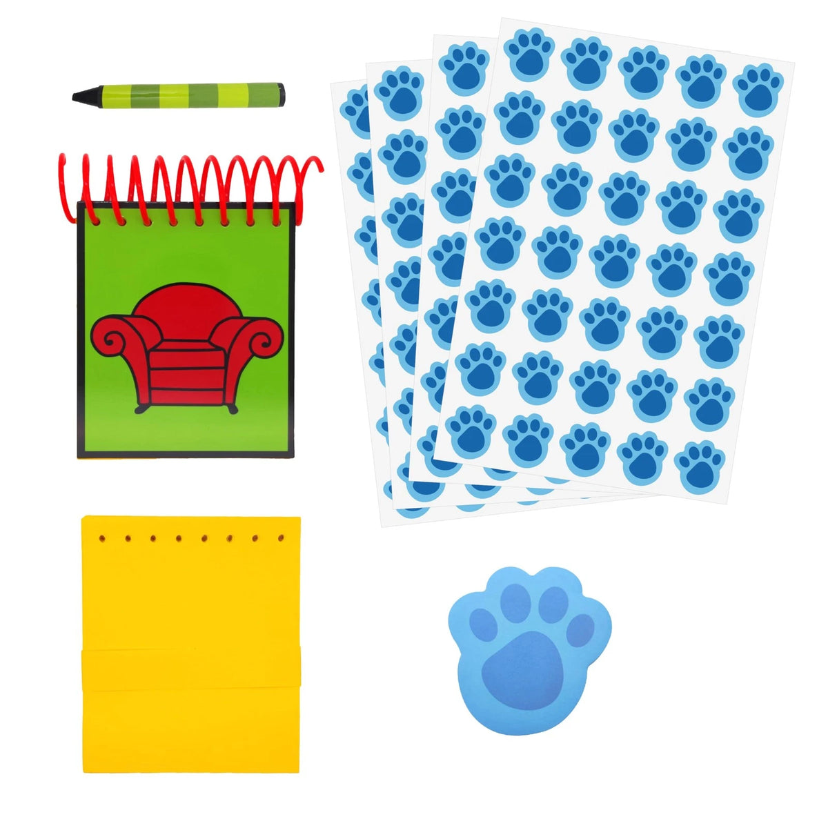 Handy Dandy Notebook with 1 Crayon and 140 Stickers (No Part Numbers)