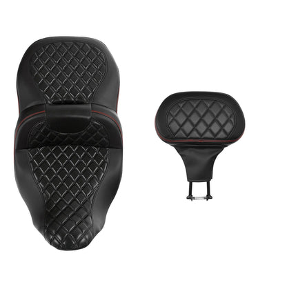 Driver Passenger Seat Backrest for Harley Electra Tri Glide (2009–2023)