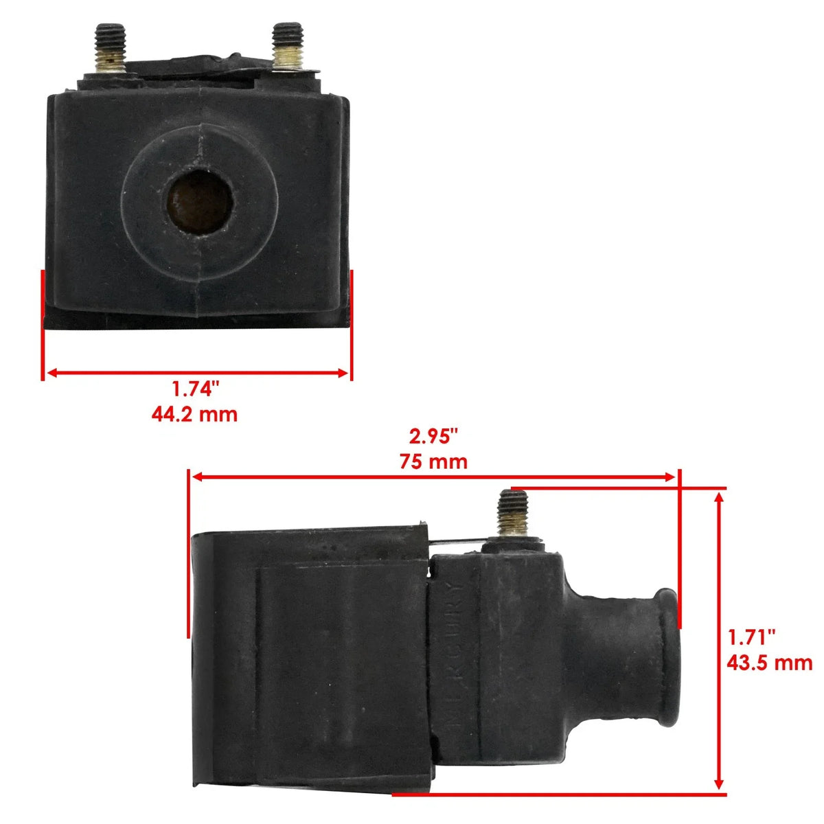 Ignition Coils 6-Pack for Mercury Outboard 200Hp (1973–1980, 1982–1999)