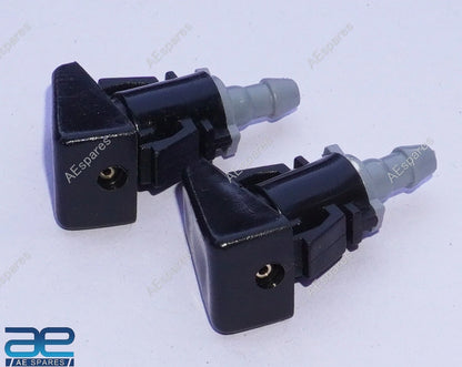 2X Front Windshield Wiper Washer Jet Nozzles for Hyundai Grand I10 (2013–2020)