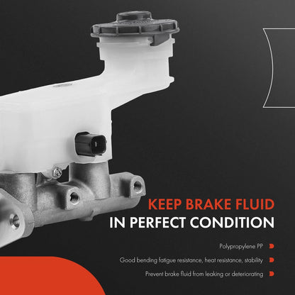 Brake Master Cylinder with Reservoir & Sensor for Honda Fit (2007–2008) 46100SLNA01, 8322679, M630586