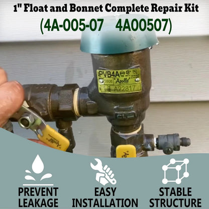1" Float and Bonnet Repair Kit for Apollo Backflow Preventer (4A-005-07)