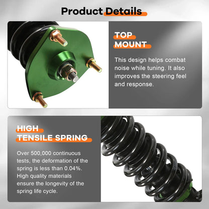 Coilovers for Infiniti G37 Sedan/Coupe RWD (2008–2011) Strut Shock Kit