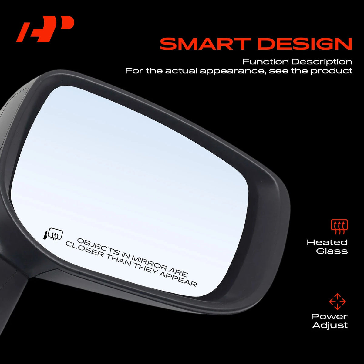 Passenger Side Power Mirror for Subaru Legacy (2010–2019) 91036AL85B, 91039FL03A