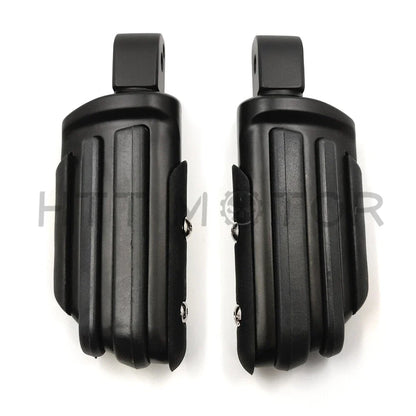 Black Rubber Pilot Footpeg for Harley Davidson Softail Fat Boy FLFB (2018–2023)