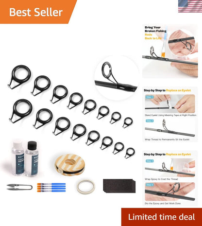 Fishing Rod Repair Kit for Freshwater & Saltwater