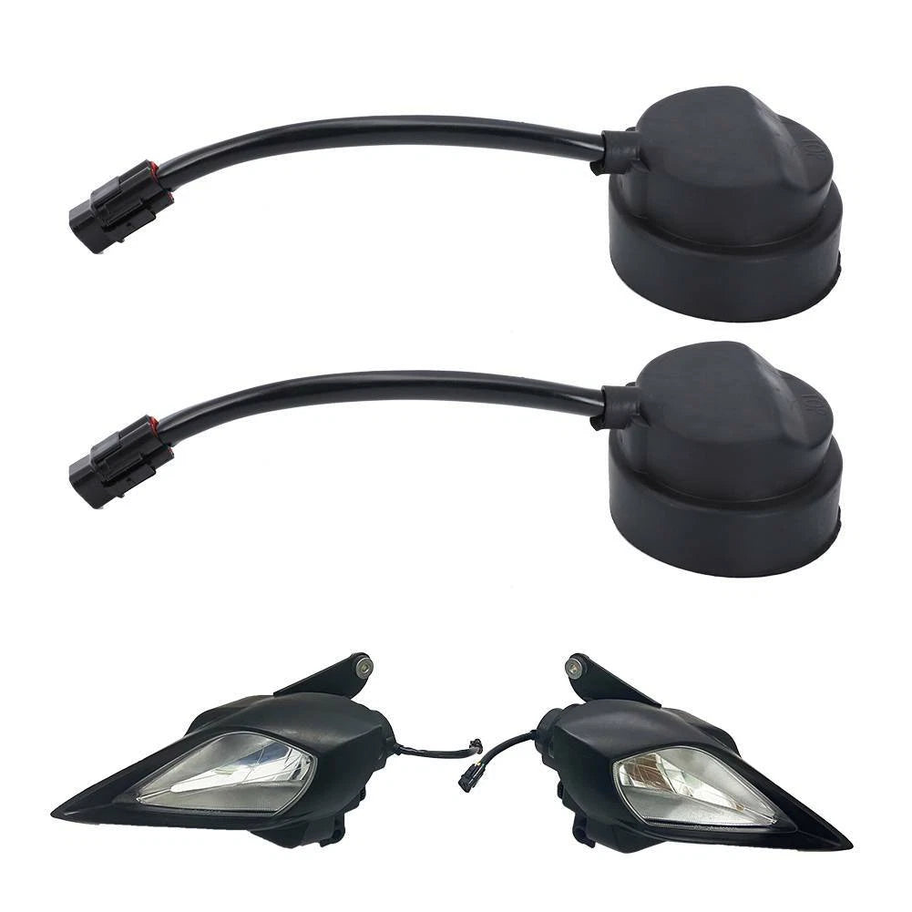 Headlight Light Sockets Kit for Yamaha Raptor 250 350 700 YFZ450 Wolverine 450 (5TG-84340-01-00, 5TG-84140-01-00)