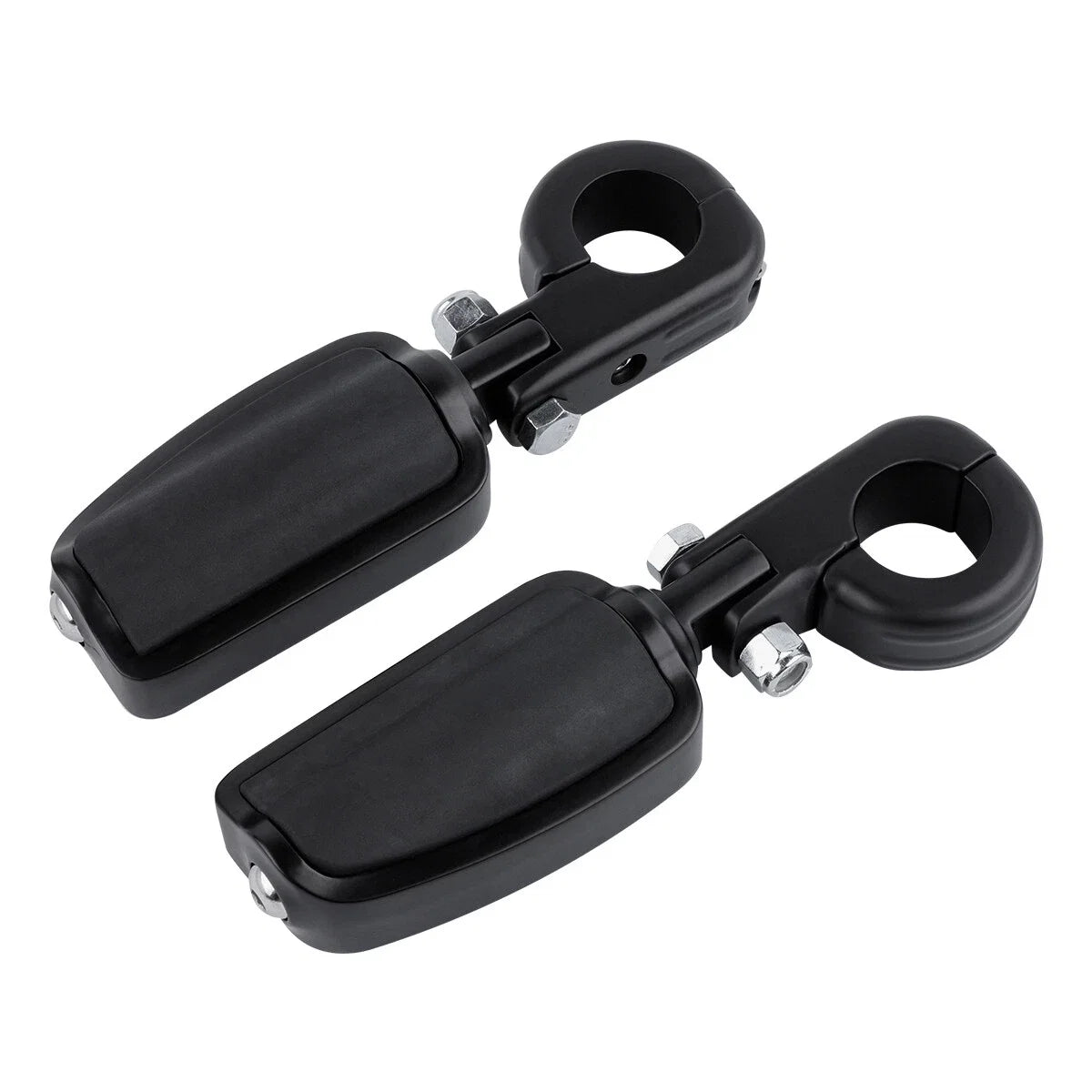 1 1/4" Highway Bar Foot Pegs Clamps for Harley Touring Dyna Softail