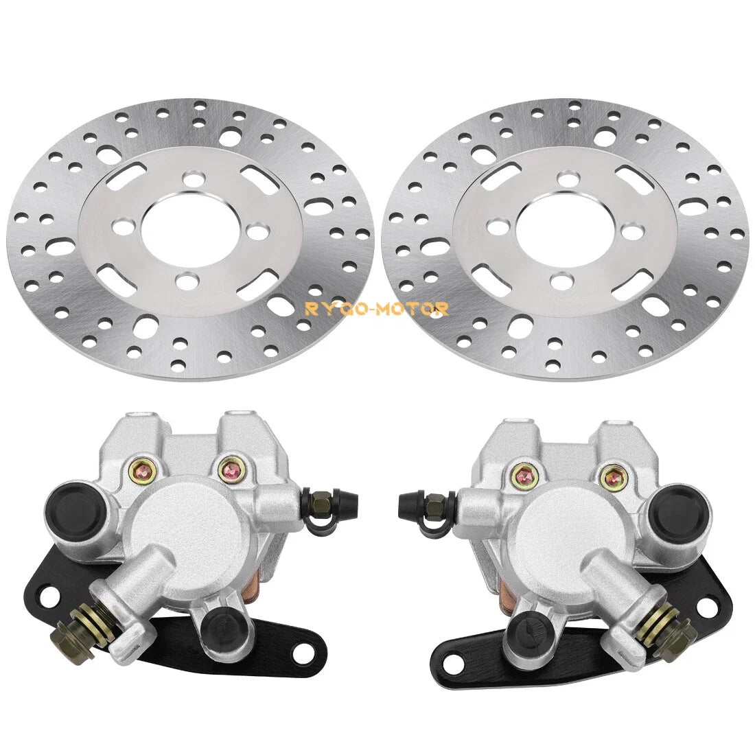 Front Brake Calipers & Disc Rotors for Yamaha Wolverine 350 (1995–2005)