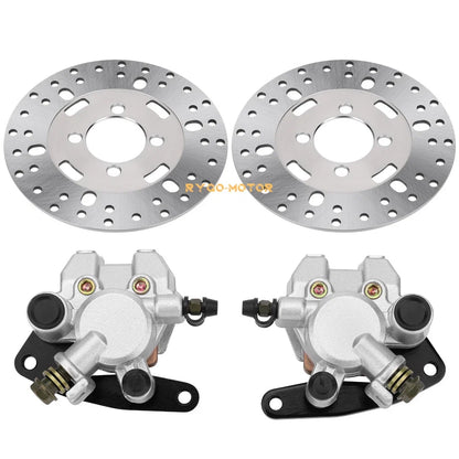 Front Brake Calipers & Disc Rotors for Yamaha Wolverine 350 (1995–2005)