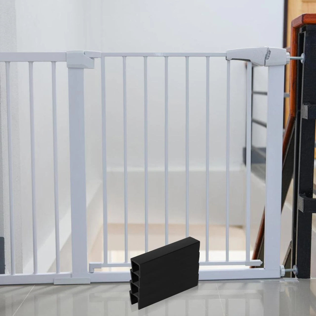 4X U-Shaped Fence Reinforcement Grooves for Stair Gate