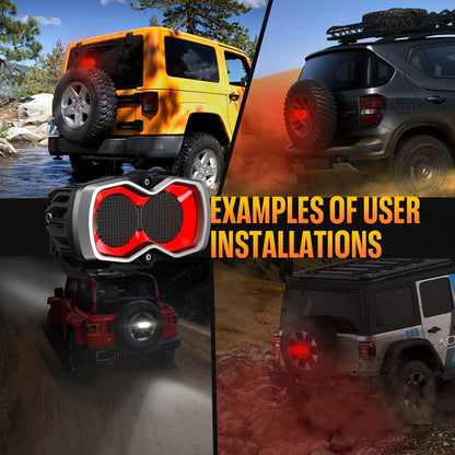 2X 4.5" LED Work Lights Pod for Off Road Flood Lamp Combo Beam