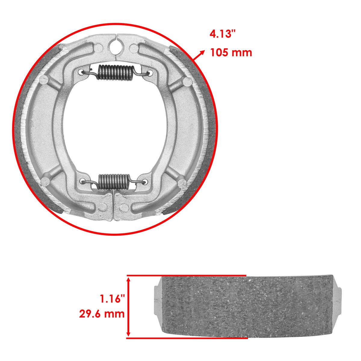 Brake Shoes for Suzuki (HU2236BS112SB)