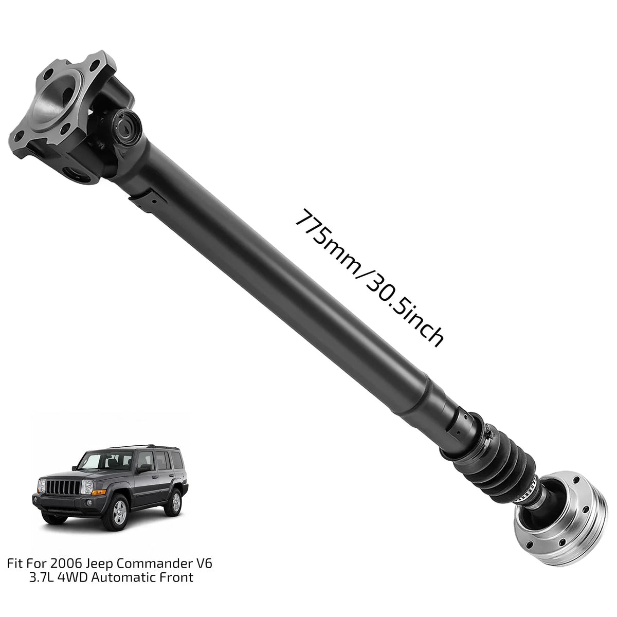 Front Driveshaft for Jeep Grand Cherokee (2005–2010) 3.7L, 5.7L, Commander